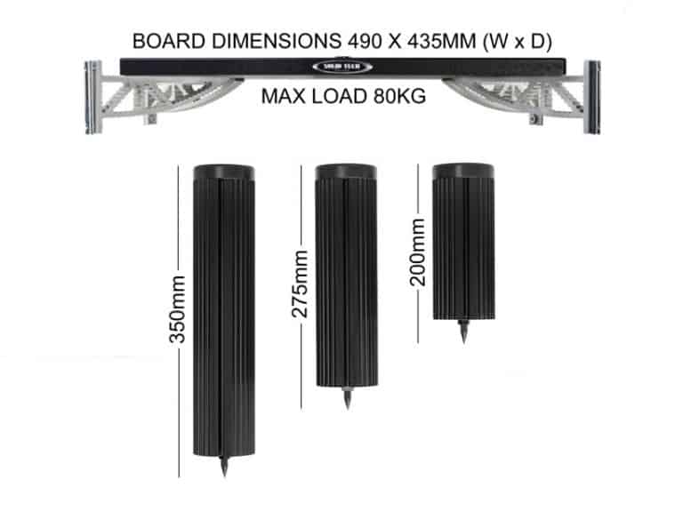 Solid Tech Hybrid Corner-Pillars.