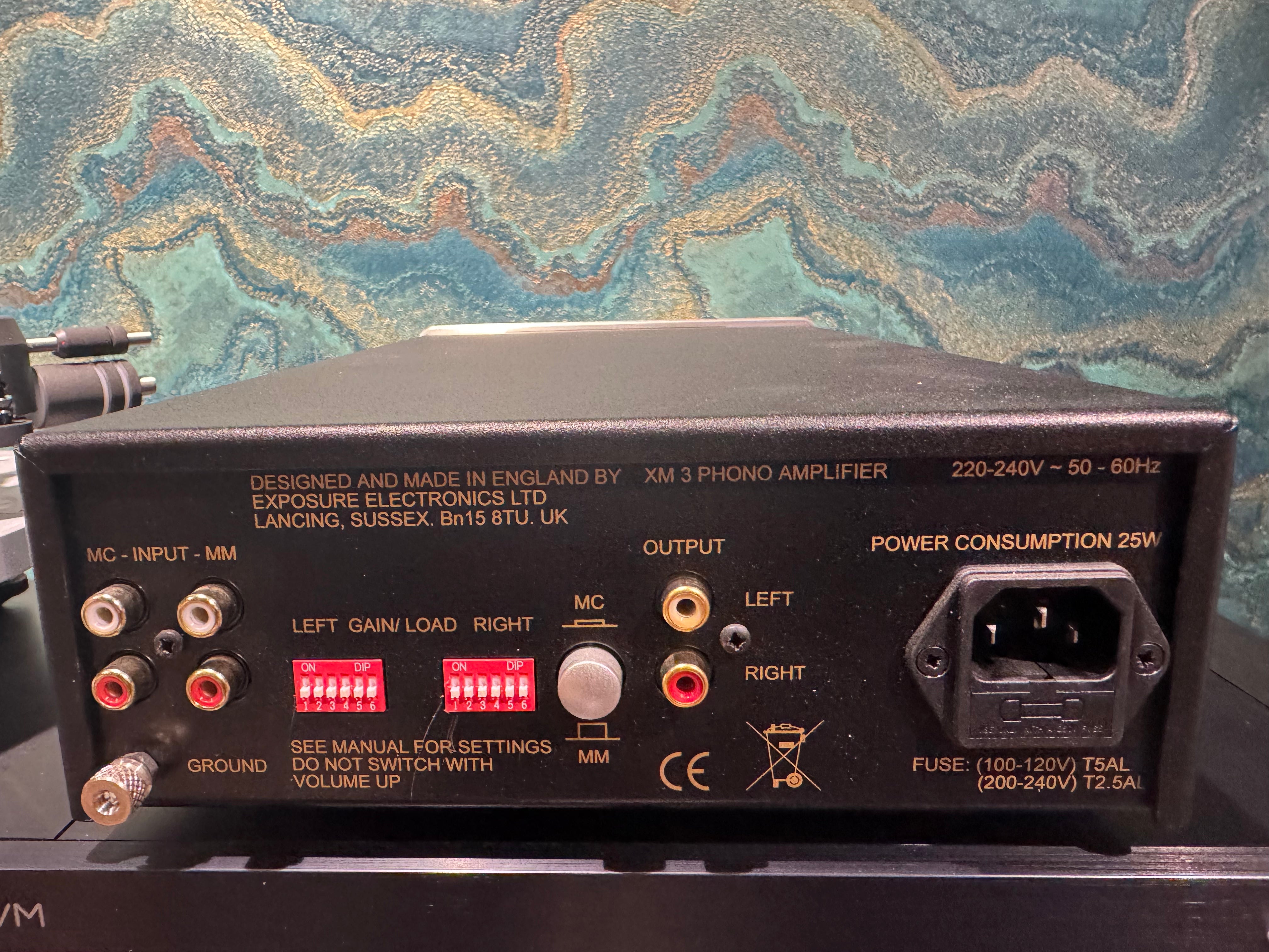 Exposure XM3 Phono vahvistin
