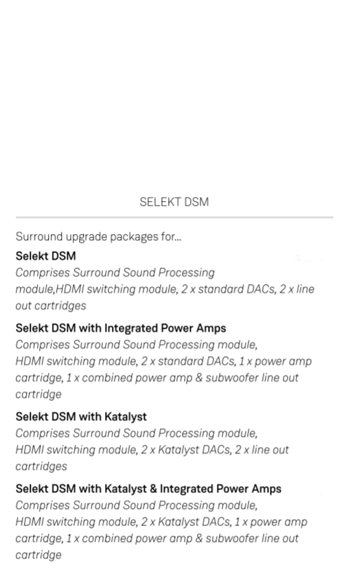 Linn Selekt DSM