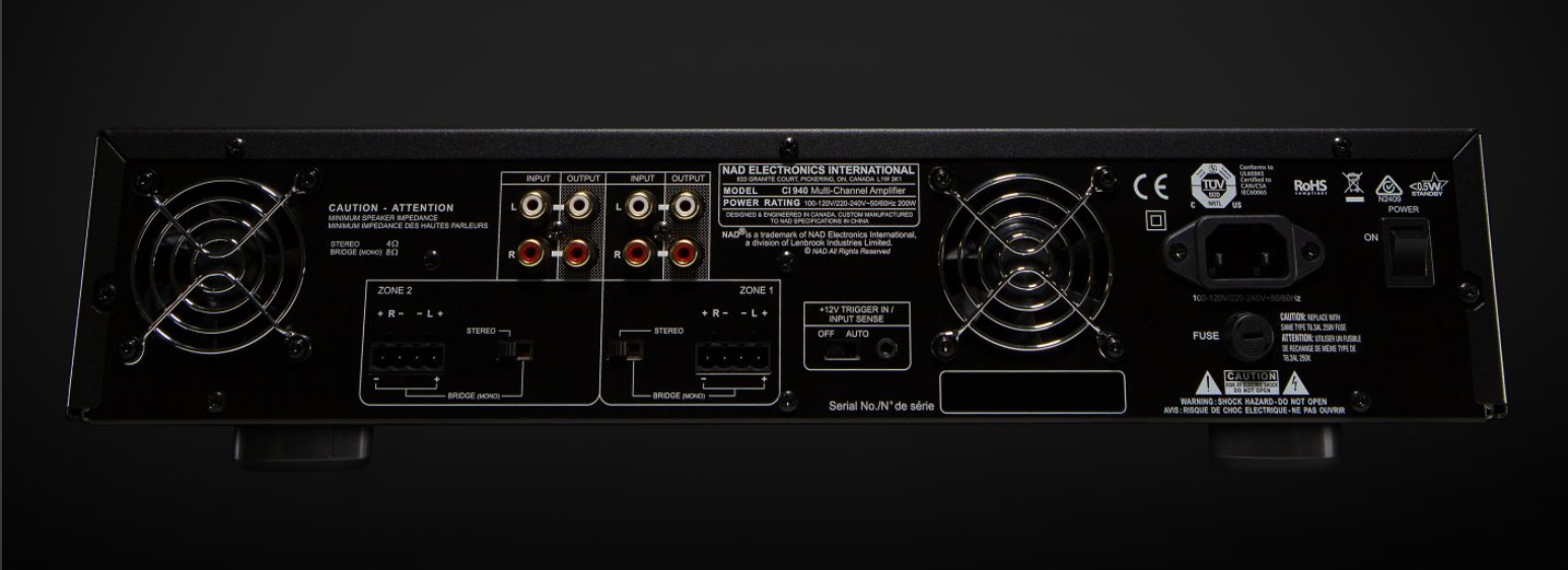NAD CI940 takaa