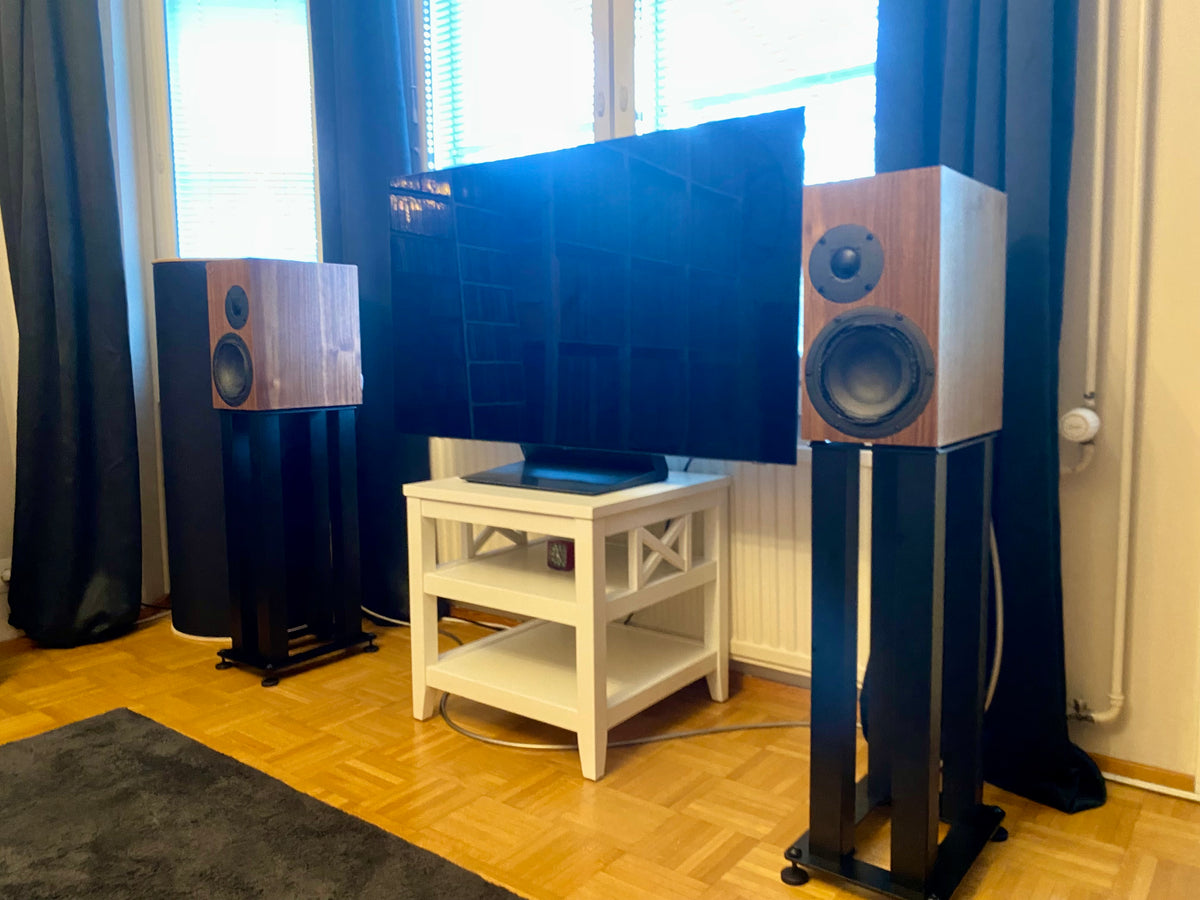OePhi Tr.2.0 & Custom Design OePhi jalustat / ATC SCM19A vaihtohyvitys