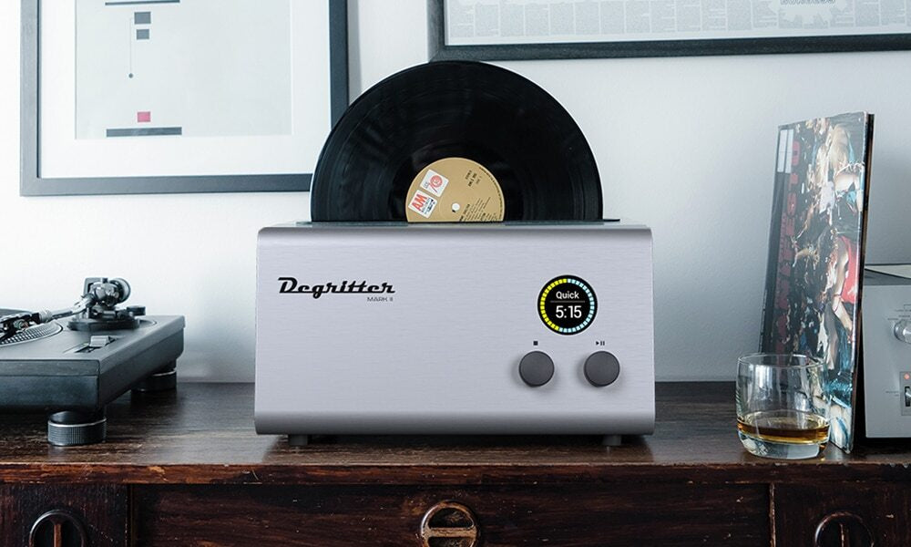 Degritter mk II record cleaning machine