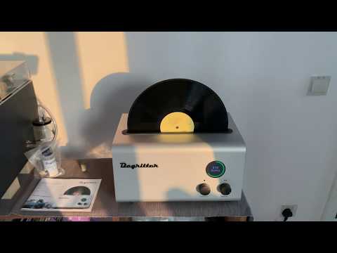 Degritter record cleaning machine