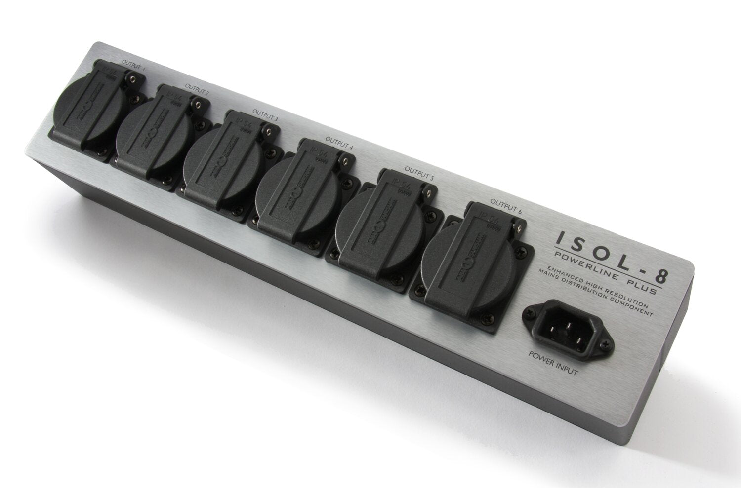 ISOL-8 PowerLine Plus 6 way - Earth line choke, RFI filter.