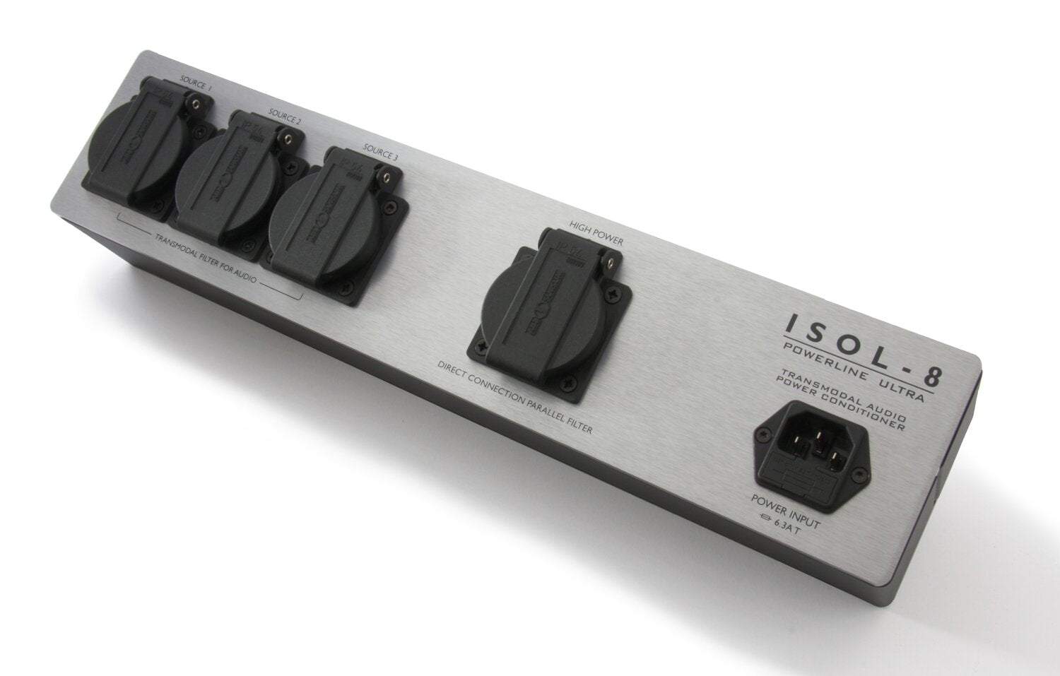 ISOL-8 PowerLine Ultra 4 way - Spike & surge protection, Transmodal filtering.